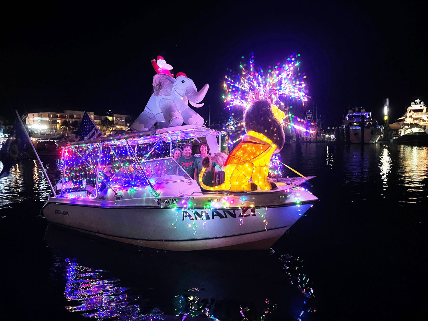 key west historic seaport lighted boat parade